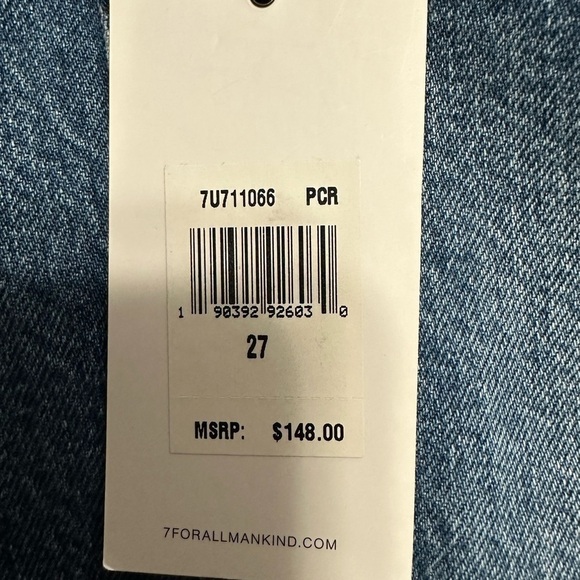 7 for all mankind Monroe Cutoff Shorts, Size 27 (v) - Picture 6 of 9